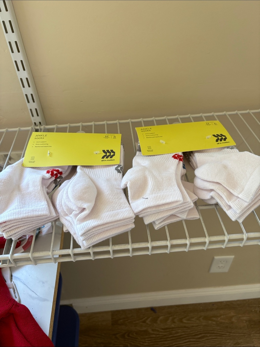 Unbranded White Ankle Socks - 6-Pack